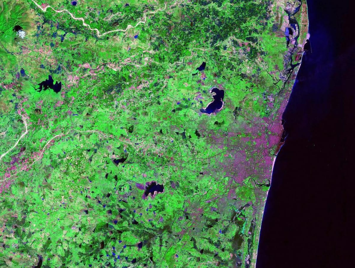kat jeyografik satelit nan Chene