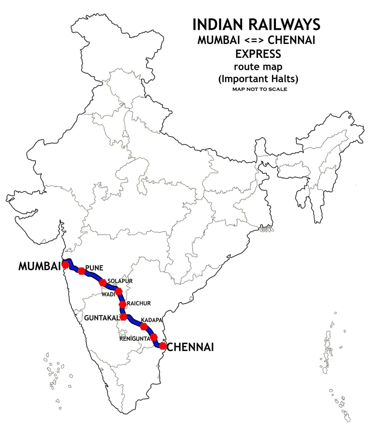 Mumbai nan Chene kat jeyografik