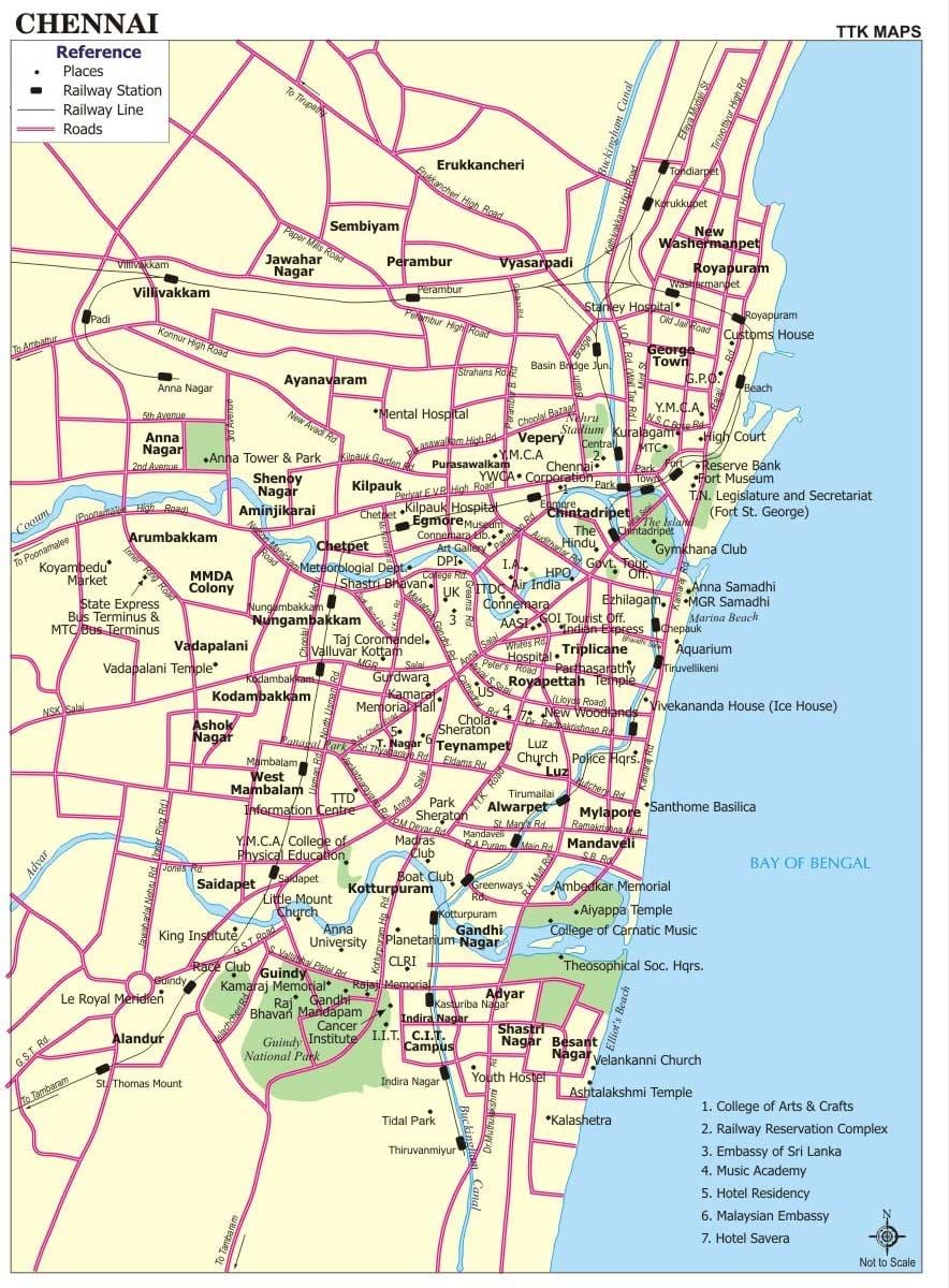 kat wout yo nan Chennai