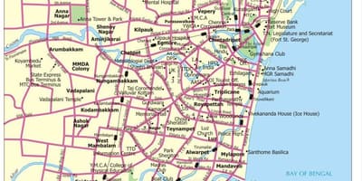 Kat wout yo nan Chennai